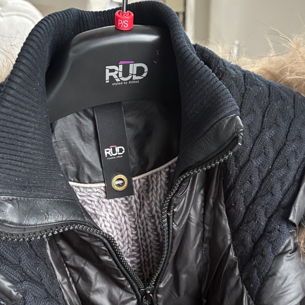 RUDSAK Black and Gray Puffer Jacket